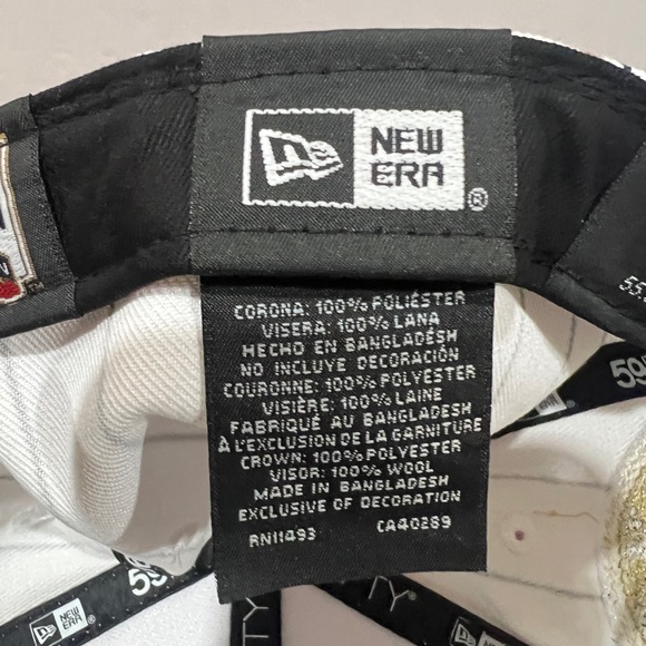 New Era, 59Fifty Fitted Hat, New York Giants, White & Blue - Picture 11 of 11